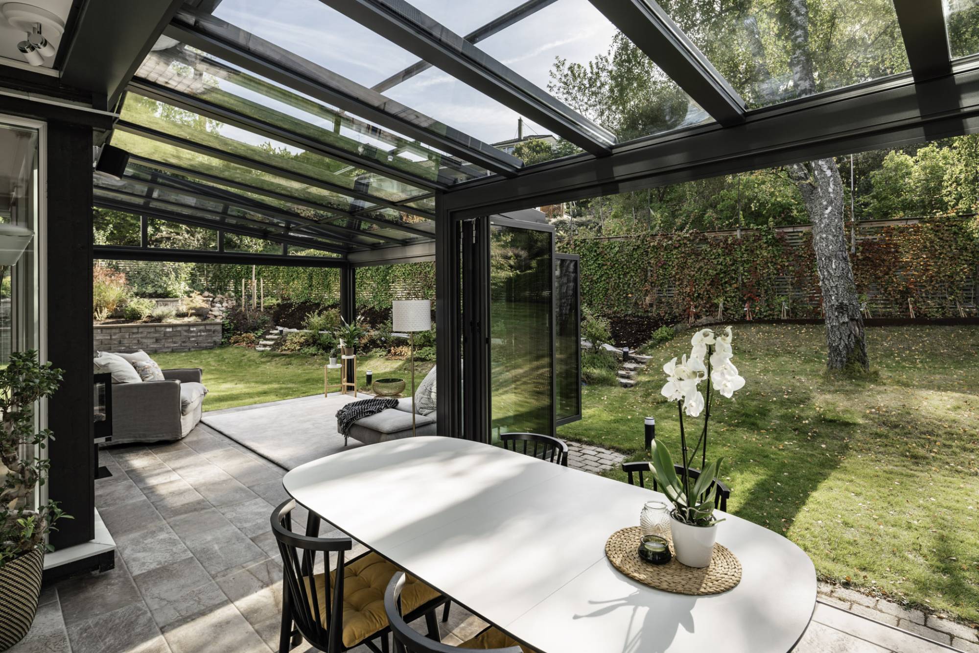 Extension d'ahbiattation vitrée dans le Vaucluse près d'Avignon à Vedène