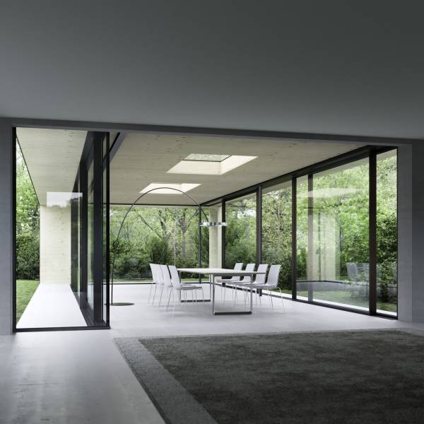 Extension de maison avec toit plat près de Vedène à Gordes dans le Vaucluse