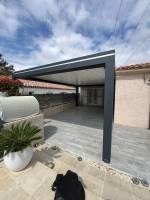 GDM Design -  Construire une pergola avec store intégré proche d'Avignon Vaucluse