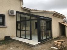 GDM Design -  Installation extension maison toit plat terrasse proche d'Avignon Vaucluse